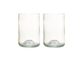 Vaso de Agua Rebottled Transparente 330 ml - 2 Piezas