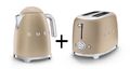 SMEG Toaster + Wasserkocher Matt Champagner