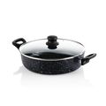 Westinghouse Hapjespan Black Marble - ø 28 cm / 4.5 liter - standaard anti-aanbaklaag