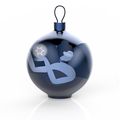 Palline di natale Alessi blue Christmas Ballerina AAA07/6