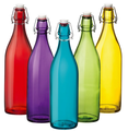 Sareva Farbige Bügelflaschen-Set - Set mit 5 farbigen Flaschen