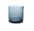 F2D Whiskey Glas Crackle 220 ml Blauw
