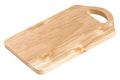 Planche à découper Cookinglife avec poignée en bois de caoutchouc Cosy 29 x 20 x 1,5 cm