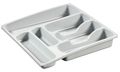 Curver Bestekbak 39 x 38 cm met 6 Vakken Licht Grijs