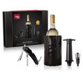 Vacu Vin Wijnset Premium - Zwart - 4-Delig