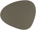 LIND DNA Placemat Nupo - Leer - Army Green - 44 x 37 cm
