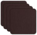 ASA Selection Onderzetters - Leather Optic Fine - Chocolat - 10 x 10 cm - 4 Stuks
