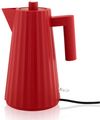 Alessi Waterkoker Plissé - droogkookbeveiliging - rood - Michele de Lucchi - 1.7 liter - MDL06 R
