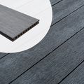 Fun-Deck Komposit Terrassendiele Multigrey Dark extra breit 2,3 x 21 cm