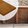 Planche pour retenue en bois dur 2,0 x 20 cm Planche en bois exotique