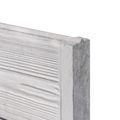 Beton Onderplaat Zweeds Rabatmotief Smal 3.5 x 26 x 184 cm Wit/Grijs - Type F