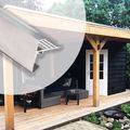 Profilé de toit en aluminium 4.5 x 4.5 x 250 cm - Droit