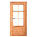 Red Class Wood deur rechtsdraaiend