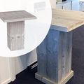Statafel Steigerhout 77 x 77 x 110 cm