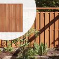 Panneaux de jardin en bois exotique dur - 18 lames (15+3) - 180 x 180 cm