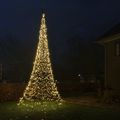 Fairybell 6 meter Vlaggenmast Kerstboom 2000 LED Lampjes - Zonder Mast