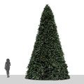 Hoher Künstlicher Weihnachtsbaum Oslo ohne Beleuchtung - 10 Meter hoch