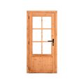 Red Class Wood Tür einfach verglast 100 x 205 cm - Türbeschlag links