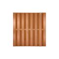 Panneaux de jardin en bois exotique dur 180x180 cm- 18 Lames (15+3)