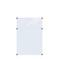 Glazen tuinscherm 90x127 cm