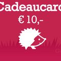 Cadeaucard 10 euro