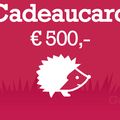 Cadeaucard 500 euro