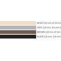 mFLOR PVC Decorstrips V-groef 4 Kleuren Voegstrips