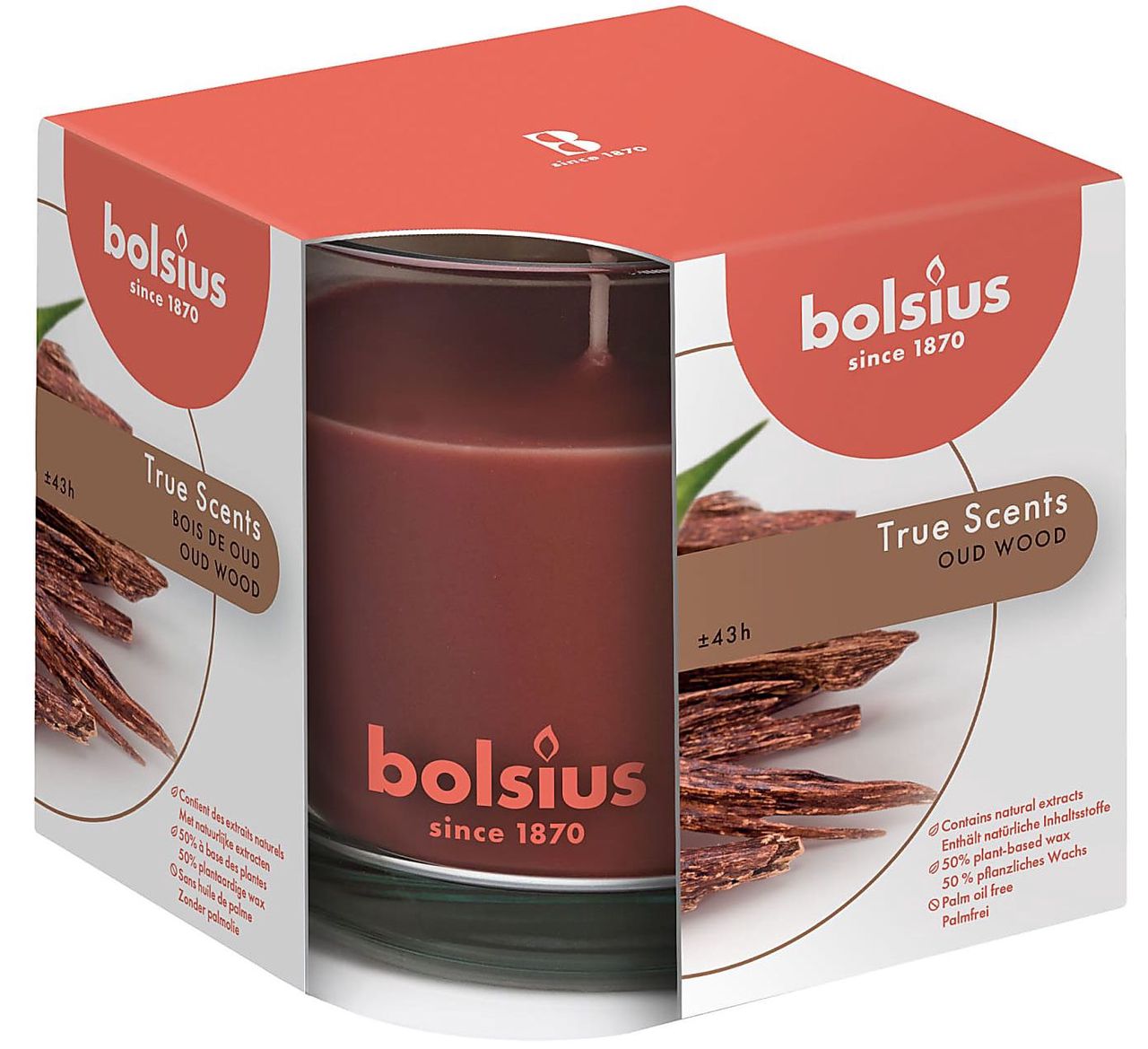 Bolsius True Scents Candela in Bicchiere 63/90 Vaniglia