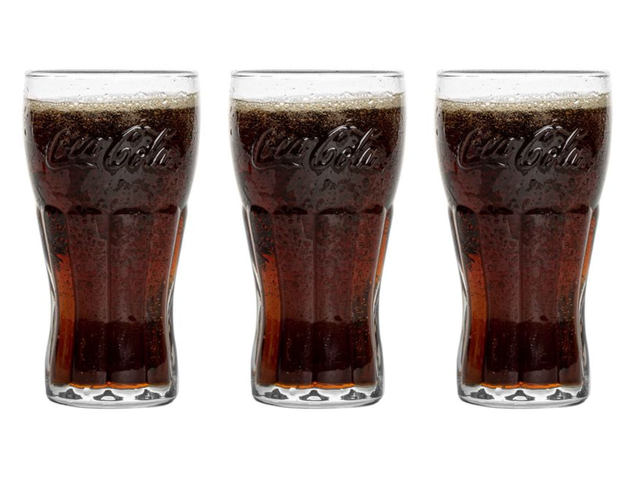 Bicchieri Coca Cola 370 ml - 3 pezzi