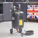 Mobiele straalketel 45 liter + soda straalkit 9