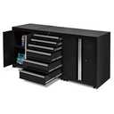 Werkplaatskasten set PRO XL - Zwart 3