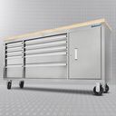 gereedschapswagen rvs met werkblad