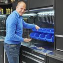opbergsysteem aan wand