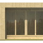 Vorderseite Gartenhaus Elin 477 x 351 x 265 cm 