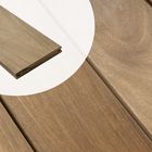Lames de terrasse en bois dur Bankirai - 2.1 x 14.5 cm - Raboté lisse pour clips Deckwise