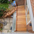Balcon en Lames de terrasse en bois dur Bankirai - 2.1 x 14.5 cm - Raboté lisse pour clips Deckwise