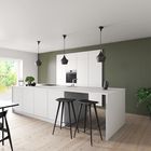Floer Akupanel Wandpaneel - Lino Olijfgroen - Interieur keuken