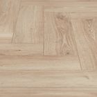Floer Visgraat Laminaat Vloer - Mat Wit Eiken - Natuurlijke visgraat vloeren 64 x 14,3 x 1,2 cm Perspectief