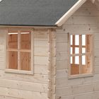 Monique houten speelhuisje dak en ramen