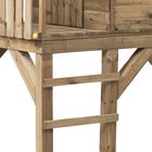 Jim houten speelhuisje trap