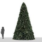 Riesiger künstlicher Weihnachtsbaum Oslo 5,1 Meter - mit Beleuchtung