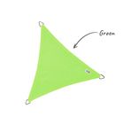 Schaduwdoek driehoek groen