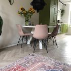 Floer Visgraat PVC Vloeren - Cremewit Eiken Vloer Wit Beige Creme 60 x 12 cm Klantfoto 1