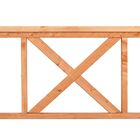 Geländer / Balustrade aus Red Class Wood, 200 x 75 cm 