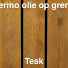 Thermo hout olie 2,5l Bruin - voorbeeld