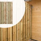 Tuinscherm Geïmpregneerd hout Topper 180 cm 21 planks (19+2) Lameldikte 16 mm in 5 breedte maten