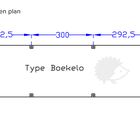 Betonpoeren plan - Type Boekelo