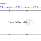 Supports en béton - plan - Type Nijverdal
