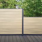 FUN-Fence SichtschutzzaunComposiet mit Aluminium Zaunpfosten