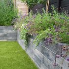 Decor Block 40x10x10cm Grijs/Zwart - Gardenlux